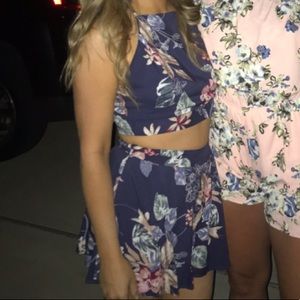 Two piece floral set
